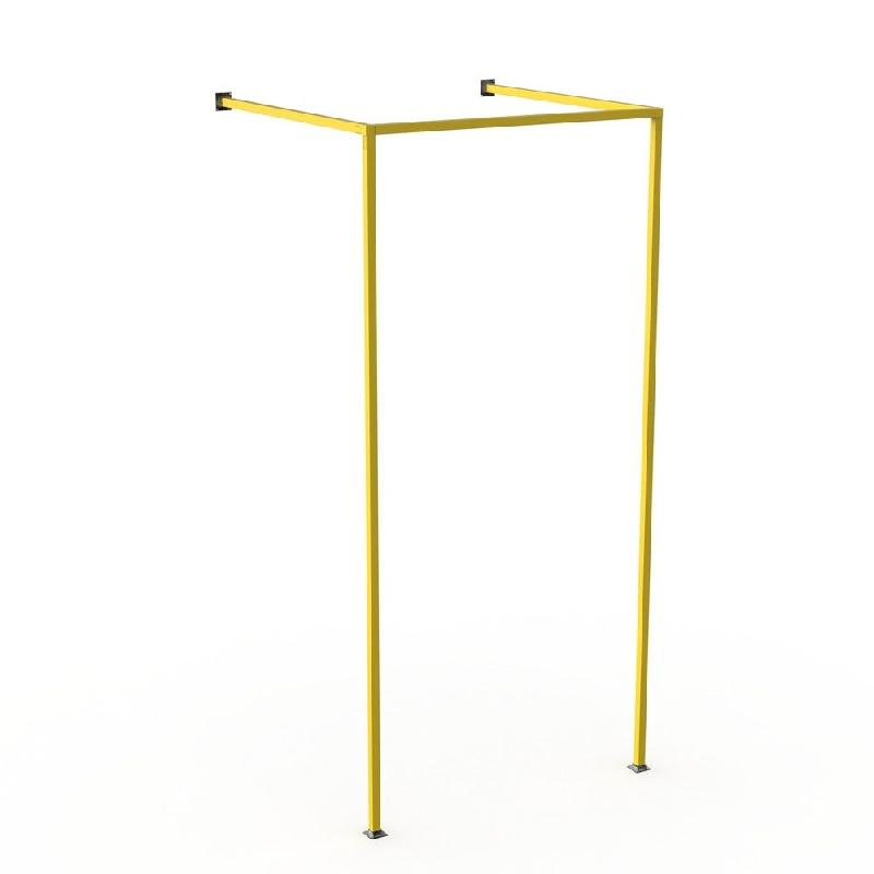 Structure cabine L90xP90xH200cm - jaune_0