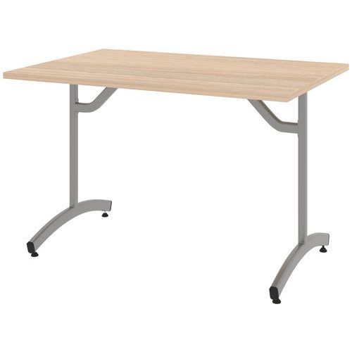 TABLE TIM 120X80 CM T3 - DL - PLAT STRAT ABS - ACACIA/GRIS ARG - RODET