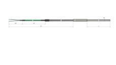 Thermocouple tubulaire - Sortie flexible de prolongation - Types K, N, J, T, E, R, S, B - Classe 1 et 2 - Température jusqu'à 650°C_0