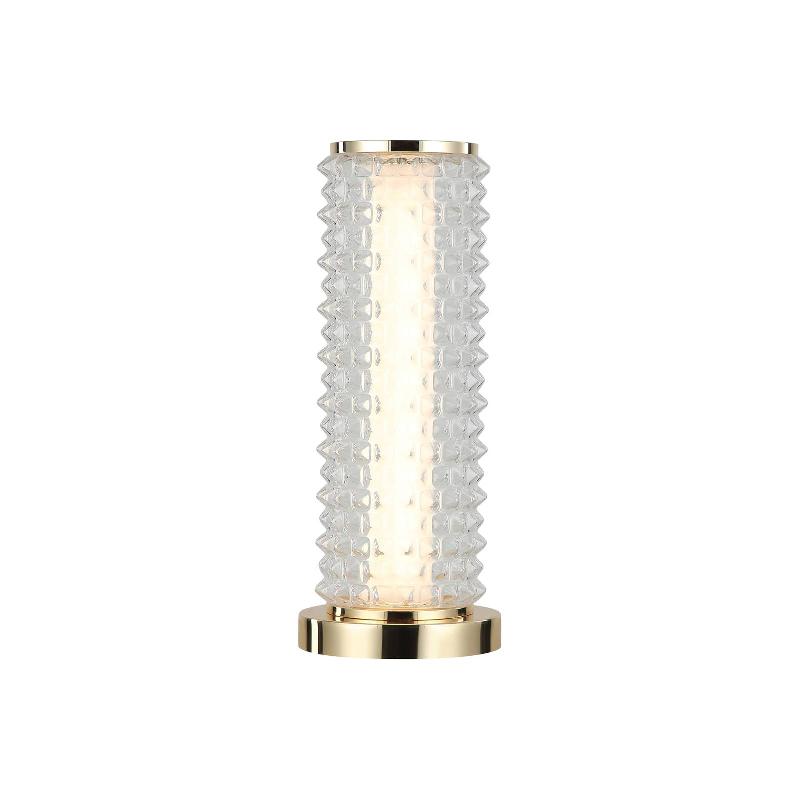 VIOKEF LAMPE DE TABLE LED IRMA, DORÉ/CLAIR