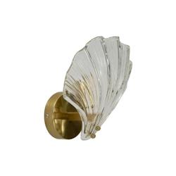 Applique murale en verre Shell 20 x 14 x 22 cm Mauro Ferretti - 8024609377150_0