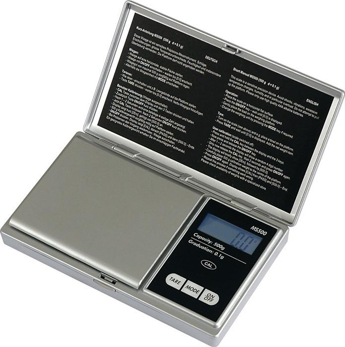 Balance de poche numérique PESOLA Robust LCD 500 g - Design élégant et haute précision_0