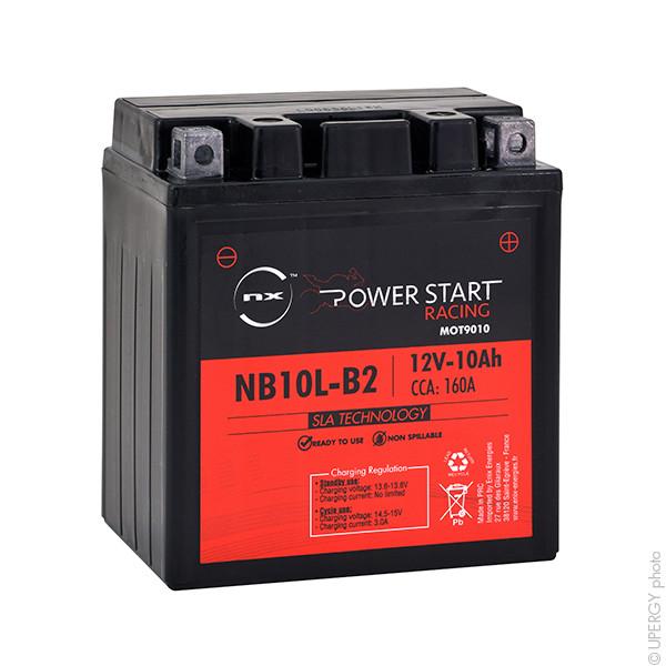 BATTERIE MOTO YB10L-B2/ YB10L-A2 /12N10-3B / 12N10-3A 12V 10AH_0