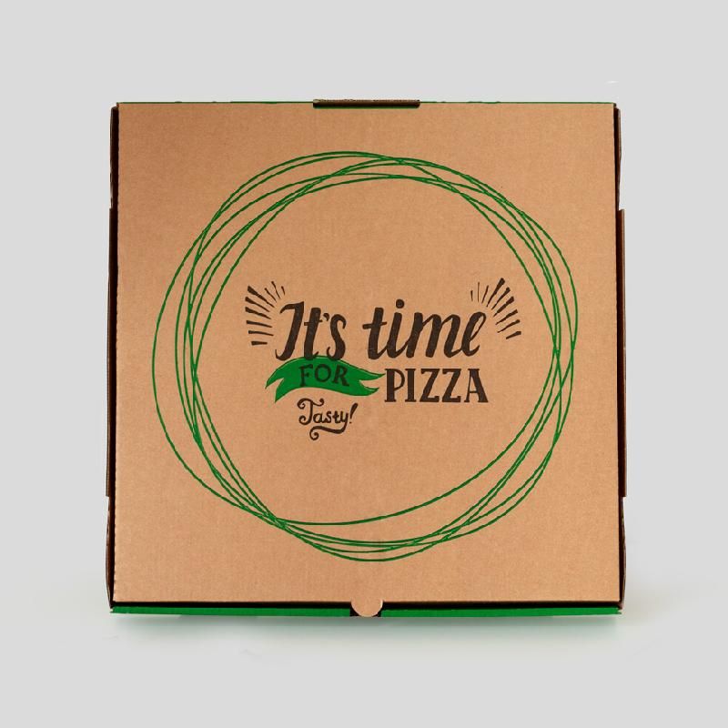 Boîte standard en carton - Ø29 H3.5 - Double Kraft - Coloris vert ou rouge - Formats divers_0