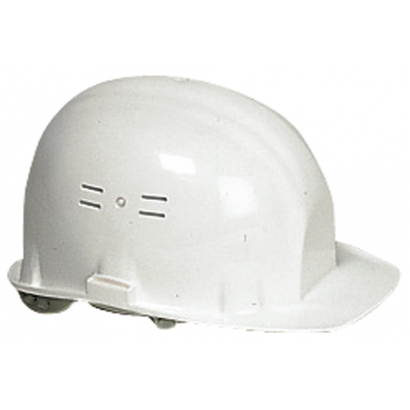 Casque de chantier blanc - bande anti-transpiration - EARLINE | 65100_0