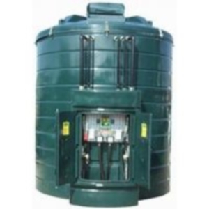 Cuve de stockage d'huile - PEHD - 2500L à 15000L - Modèle DUO avec 2 postes de distribution_0