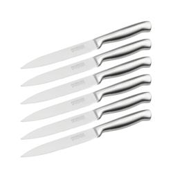 Ensemble de 6 Couteaux de cuisine universel 24 cm en tout Nirosta Star - gris Acier inoxydable 18/10 3176239931976_0