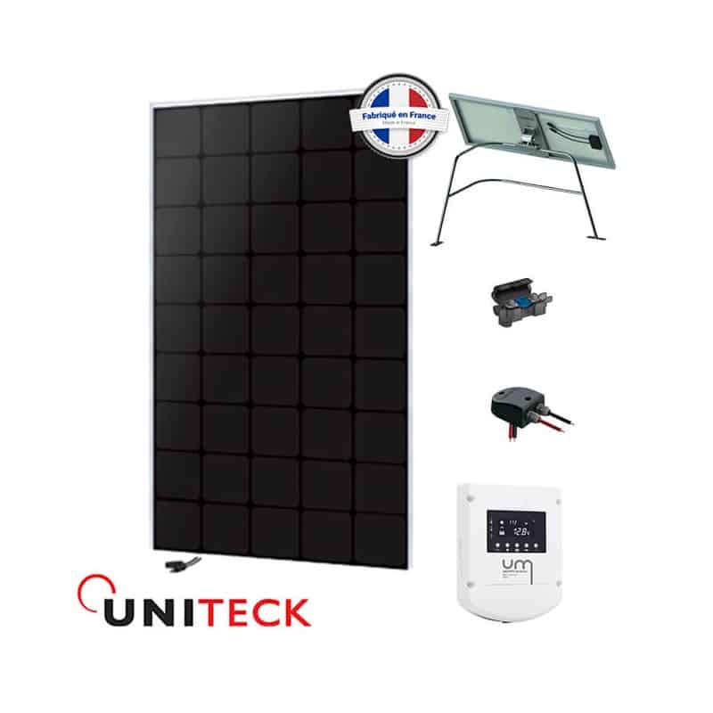 Kit solaire bateau 120W 12V MPPT back-contact - Panneau monocristallin et accessoires Uniteck_0