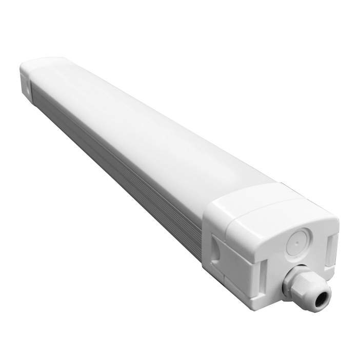Luminaire étanche LED 20W - IP66 - DAYVEN 2 600 - Idéal pour parkings, sous-sols, entrepôts, chambres froides et caves_0