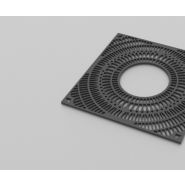 Grille d'arbre en fonte ductile - Marguerite - dimensions 1500x1500 - INGENIA_0