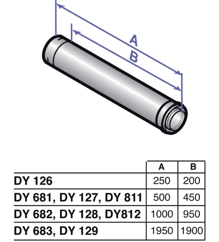 Rallonge pps diamètre 60/100 longueur 1000mm colis dy682 84887682_0