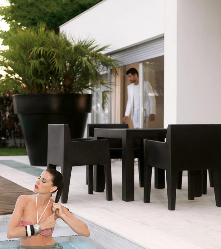 Table indoor-outdoor 90x90 JUT de VONDOM_0