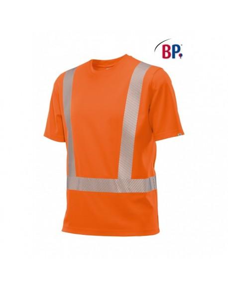 Tee-shirt unisexe BP Hi-Vis Comfort - haute visibilité, protection UV, bandes réfléchissantes extensibles_0