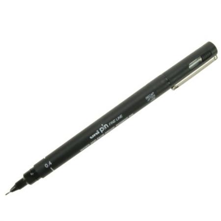Lot 3 Stylos-Feutres Uni-Ball Ultra Fine 0.3mm - Marqueurs Noirs Indélébiles Pour Dessin Et Précision