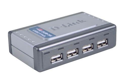 D-Link DUB-H4 - Hub USB 4 ports USB 2.0 - Compact et haute vitesse - Compatible PC & Mac_0