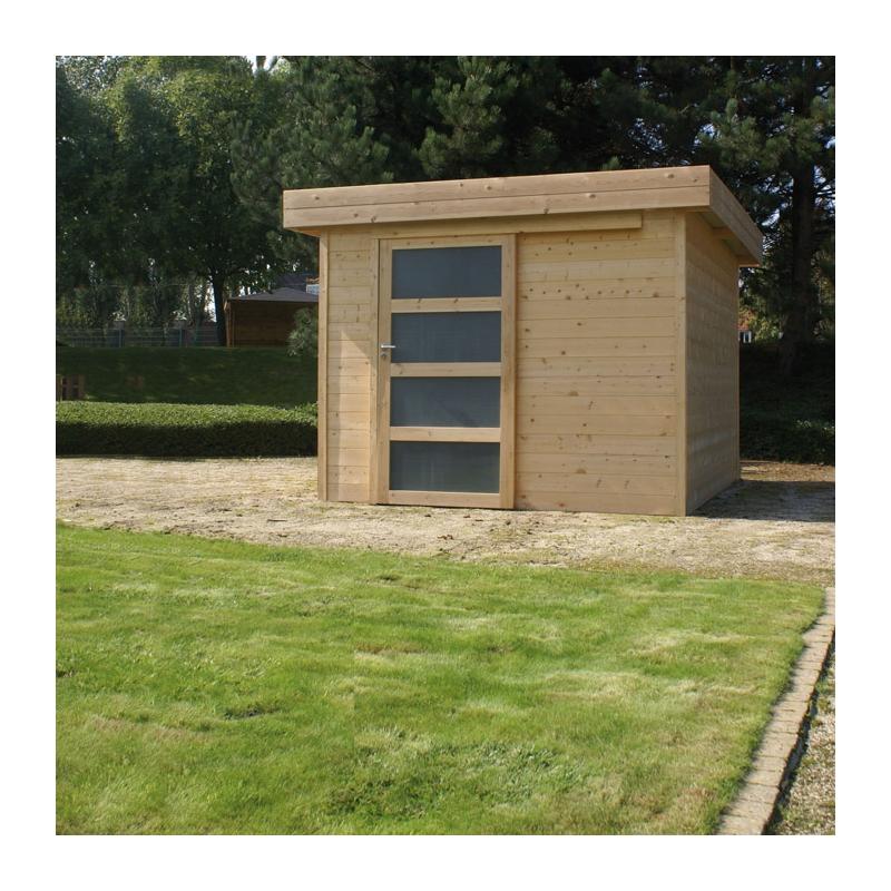 Abri de jardin Aventa P Série Quick Pro - 279 x 279 cm - Toit plat ou double pente_0