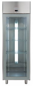 Armoire froide positive vitrée - Ecostore 670L AISI 304 - Référence 727273_0