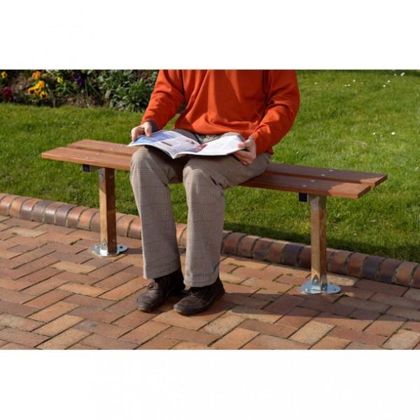 Banc public design sur pieds - fixation au sol - Rolléco_0