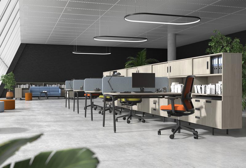 Bureau modulaire avec rangements - bureaux-bench-alignes_0