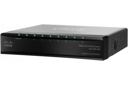 CISCO SG200-08 SMART SWITCH 8 PORTS GIGABIT_0