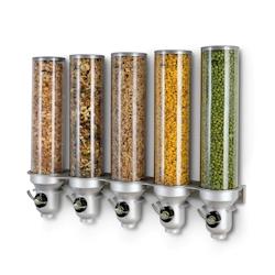 Distributeur d'Aliments Biologiques et Secs - 5 Cylindres - 785 x 155 x 550 mm - IDM - 0651637046727_0