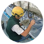 Film de protection chantier - Protection des sols - Recyclé et quadrillé_0