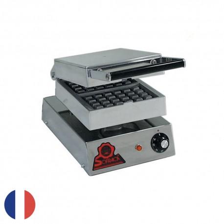 Gaufrier express électrique professionnel - 1 fer spécial surgelé - Sofraca - Débit élevé et cuisson homogène_0