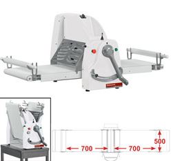 Laminoir à bande de table DIAMOND - 500x700mm - 0.55kw - 400/3N 50-60Hz - Compact et performant_0