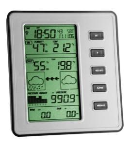 Met-Stratos - Station météo professionnelle radio pilotée avec capteurs extérieurs et fonctions avancées_0