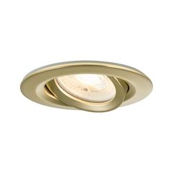 Paulmann Spot encastré Nova Plus   IP65 rond 93mm 30° GU5,3 / GU10 max. 35W  230/12V gradable  Doré mat 92403 - doré 92403_0