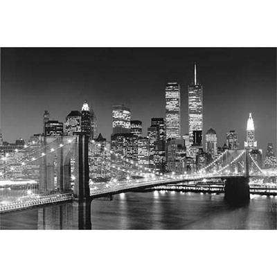 POSTER MURAL BROOKLYN BRIDGE - 115 X 175 CM - LIVRE EN ROULEAU