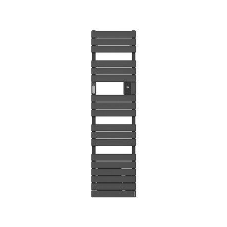Radiateur sèche-serviettes connecté Adelis étroit avec soufflerie 1750W Anthracite - Atlantic - 861939_0