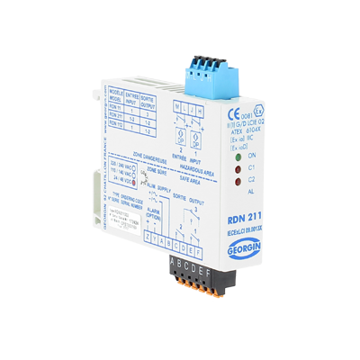 Relais de sécurité intrinsèque - Série RDN - Signal TOR - Certifié ATEX/IECEx_0