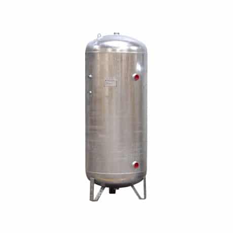 Réservoir d'air comprimé - acier galvanisé vertical - de 50 à 5000 L - modèle CUVE-PA - avec revêtement alimentaire disponible_0