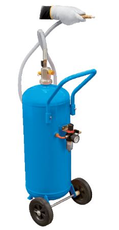 Sableuse mobile 18L - modèle F0310 - légère et facile à transporter avec buses céramique et régulateur intégré_0