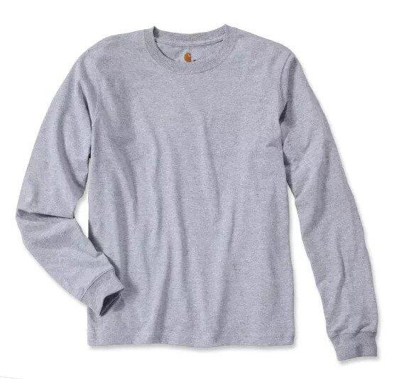 T-shirt Sleeve Manches longues Gris claire Homme - Tailles : S_0