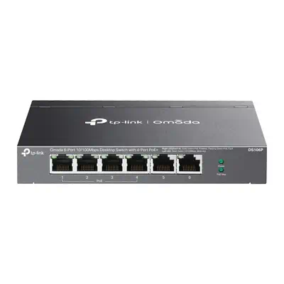 TP-Link Omada DS106P commutateur réseau Non-géré Fast Ethernet (10/100) Connexion Ethernet, supporta_0