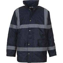Veste de sécurité haute visibilité Imperméable  marine T.XL Yoko - XL bleu textile 6933883209892_0