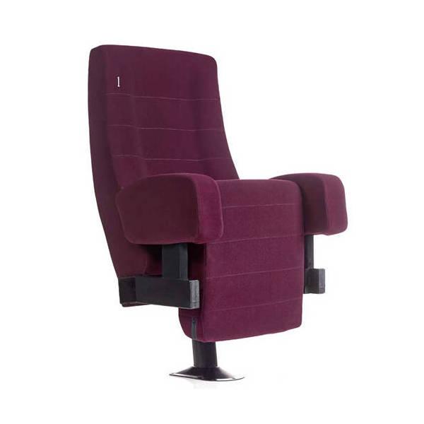 Fauteuil avec Piètement central compact, accoudoirs rembourrés, grand choix de déclinaisons et de couleurs - Vienna Cinéma_0