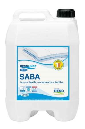 771028 - Lessive liquide concentrée Saba - Bidon de 20 kg - Tous textiles - Blanc et couleurs_0