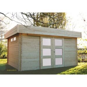 Abri de jardin en bois 40 mm, viborg -  s8994-sans plancher_0