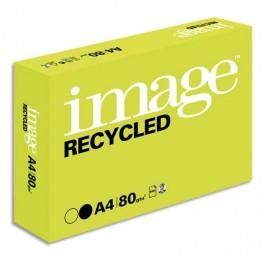 ANTALIS RAMETTE DE 500 FEUILLES A4 80G, PAPIER 100% RECYCLÉ BLANC IMAGE RECYCLED CIE 80