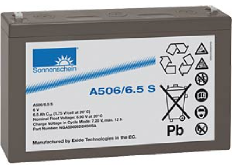 Batterie Gel dryfit A506/6,5 S 6 V 6.5Ah Sonnenschein_0
