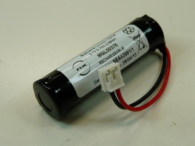 BATTERIE LI-ION 908-21X (14500) 1S1P 3.7V 650MAH JST_0