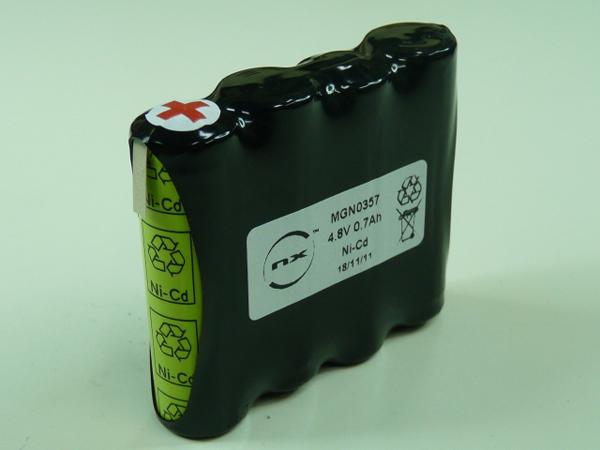 BATTERIE NICD 4X AA 4S1P ST1 4.8V 700MAH T2_0