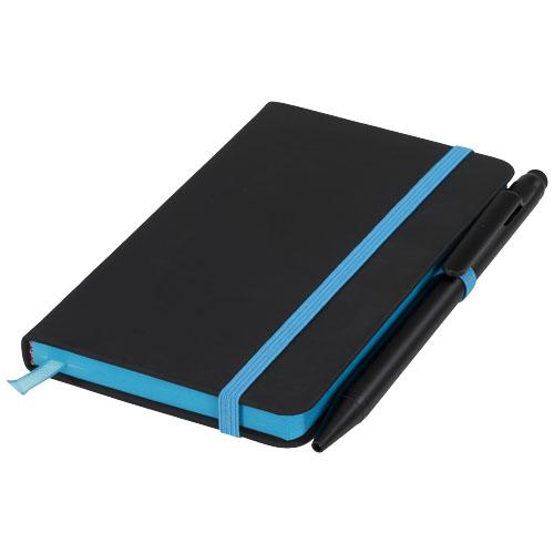 Carnet de notes S Noir Edge - Moderne et élégant avec bord coloré et accessoire stylet-stylo_0