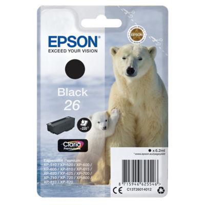 Cartouche d'encre Epson 26 N noire pour imprimantes jet d'encre_0