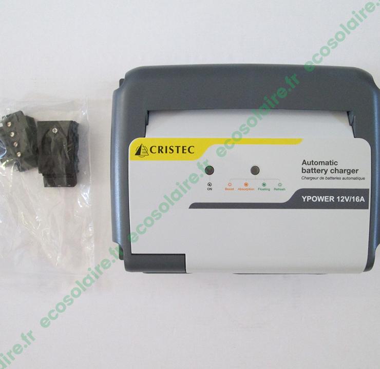 CHARGEUR DE BATTERIE YPOWER 16A 12V 3 SORTIES_0