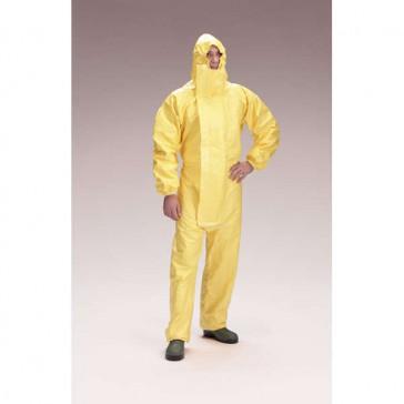 Combinaison à cagoule Tychem C2 jaune TL - protection chimique type 3B/4/5/6 - étanche et antistatique_0