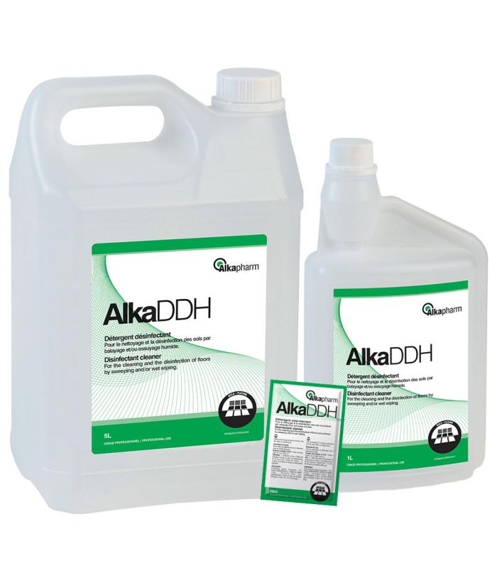 Détergent désinfectant pour les sols alka ddh alkapharm carton de 250  dosette 20 ml - détergent désinfectant de surface_0